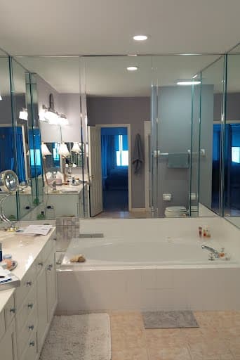 Modern Minimalist vanity style example